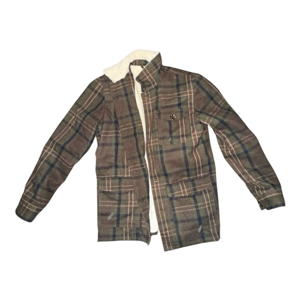 Old Navy Plaid Wool Blend Sherpa
Teddy Lined Jacket Size S Cabincore
Lumberjack - Picture 2 of 7